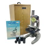 Biological Microscope XSP-13A in wood box