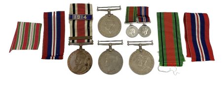 First World War and later medals comprising Imperial Service Medal