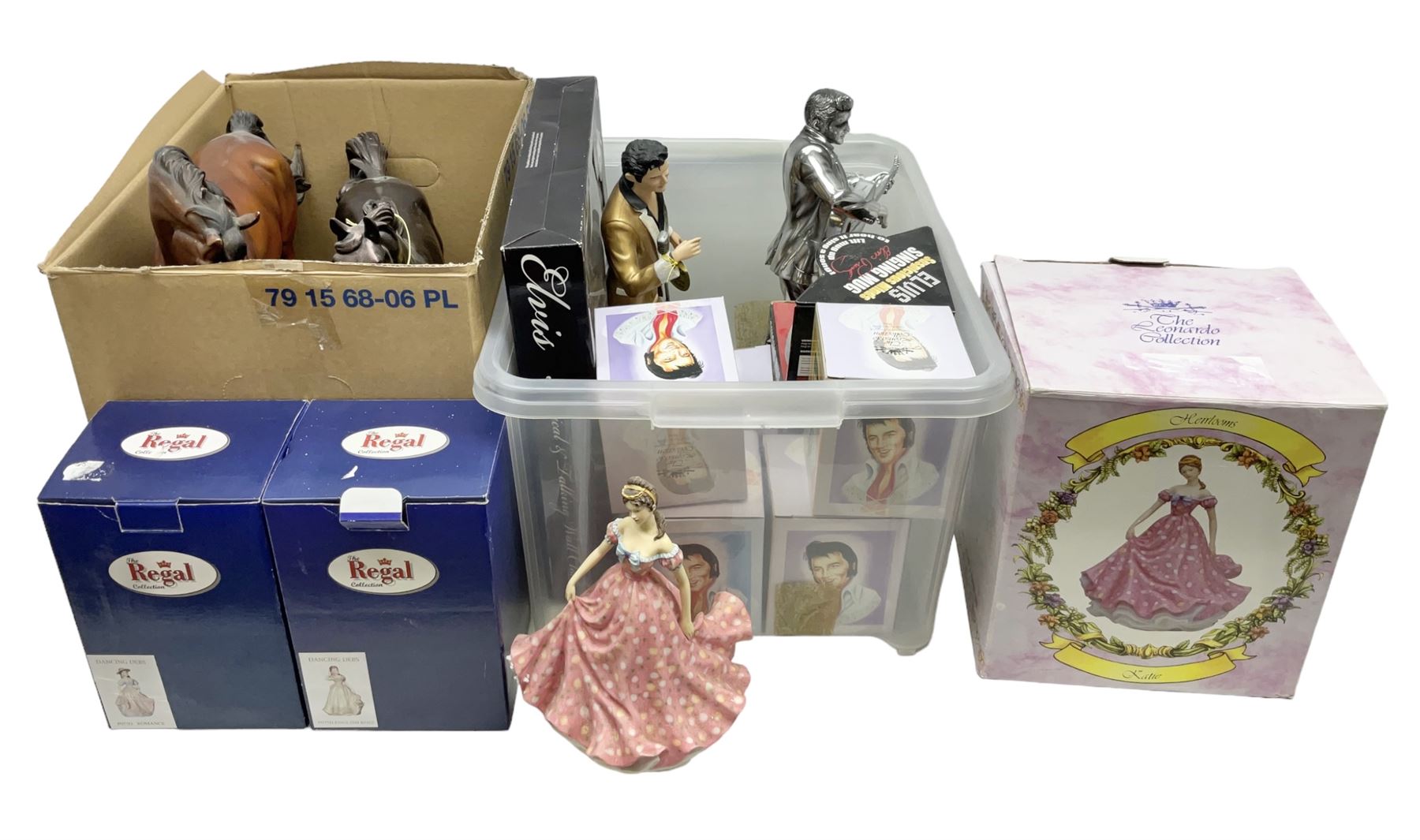 Collection of Elvis memorabilia