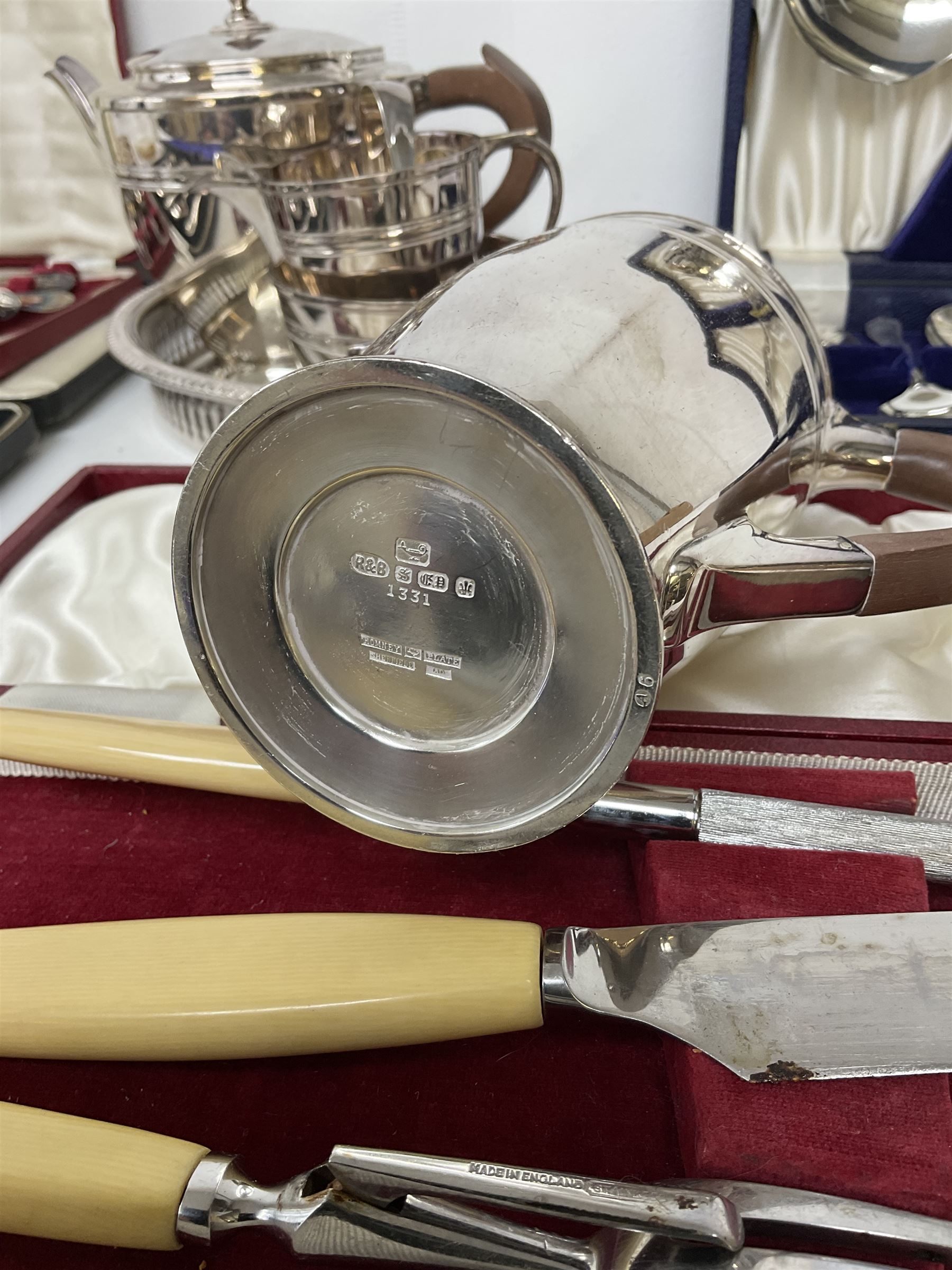 Quantity of cased silver plated cutlery - Image 2 of 4