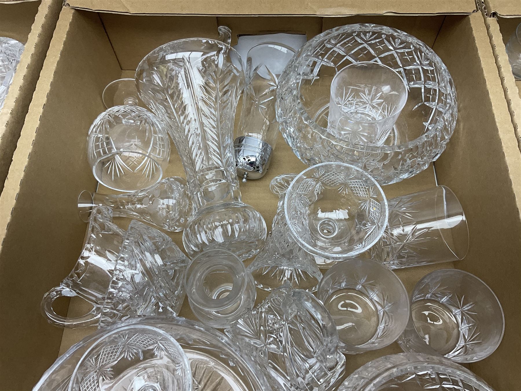 Five boxes of glassware to include cranberry glass - Image 4 of 12