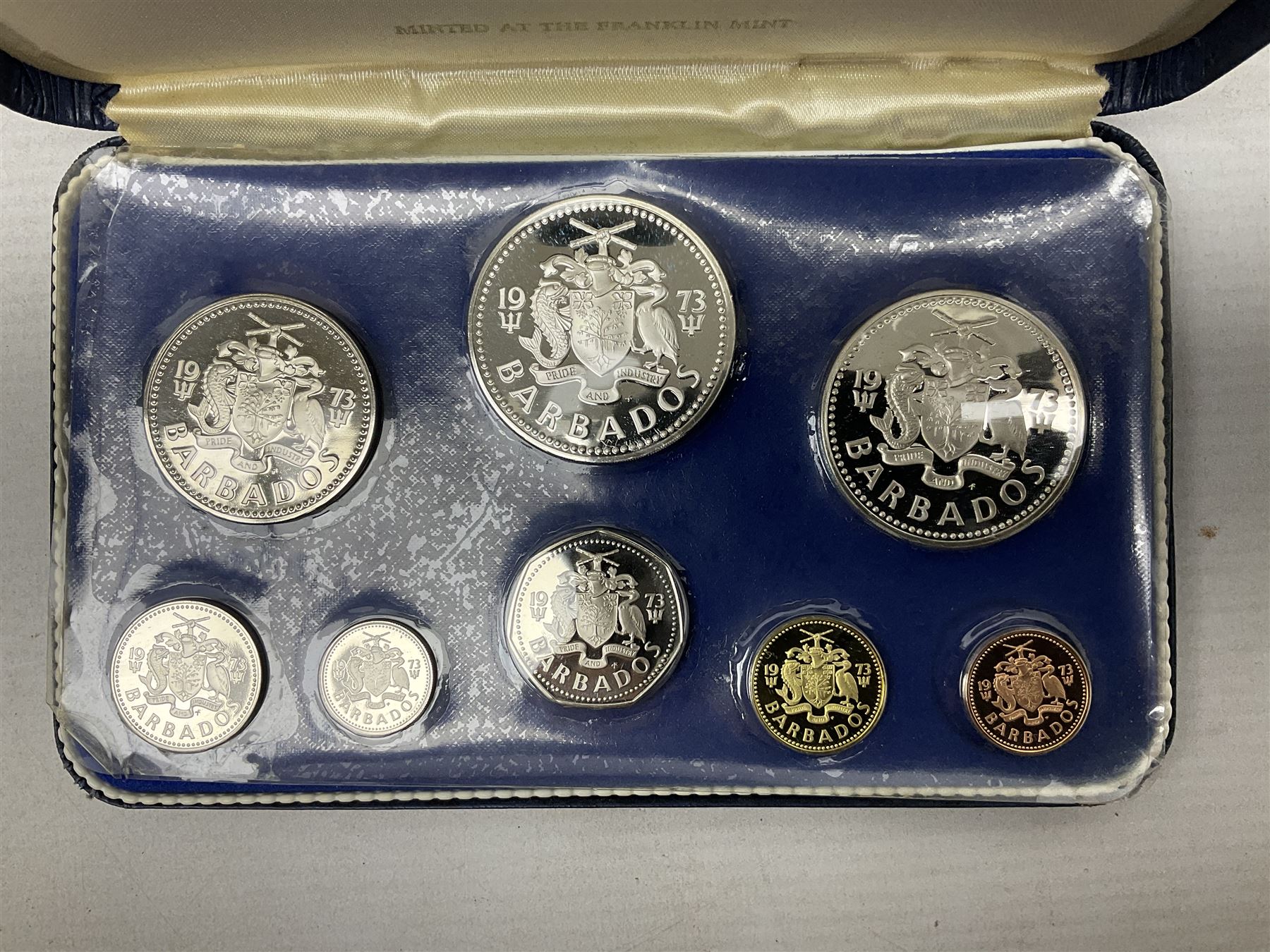 Barbados 1973 eight coin proof set - Image 3 of 4