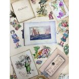 Victorian scrapbook of various fixed decoupage to include