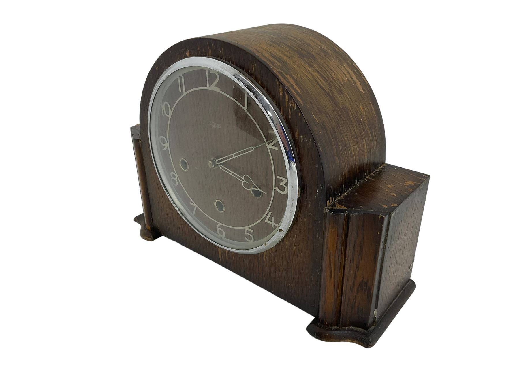 Smiths Westminster chime mantle clock - Image 2 of 3