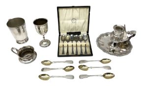 Collection of silver plate