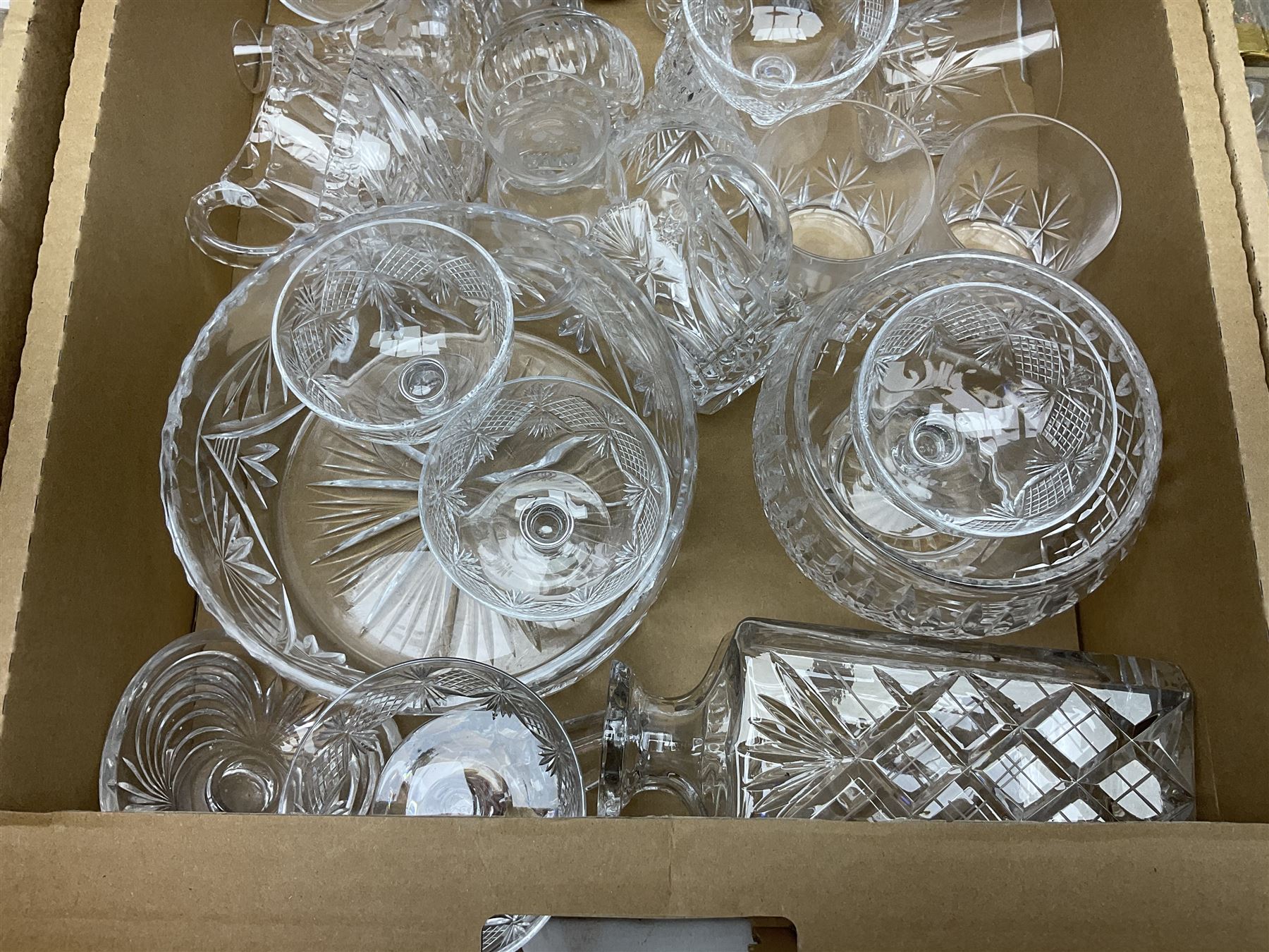 Five boxes of glassware to include cranberry glass - Image 6 of 12