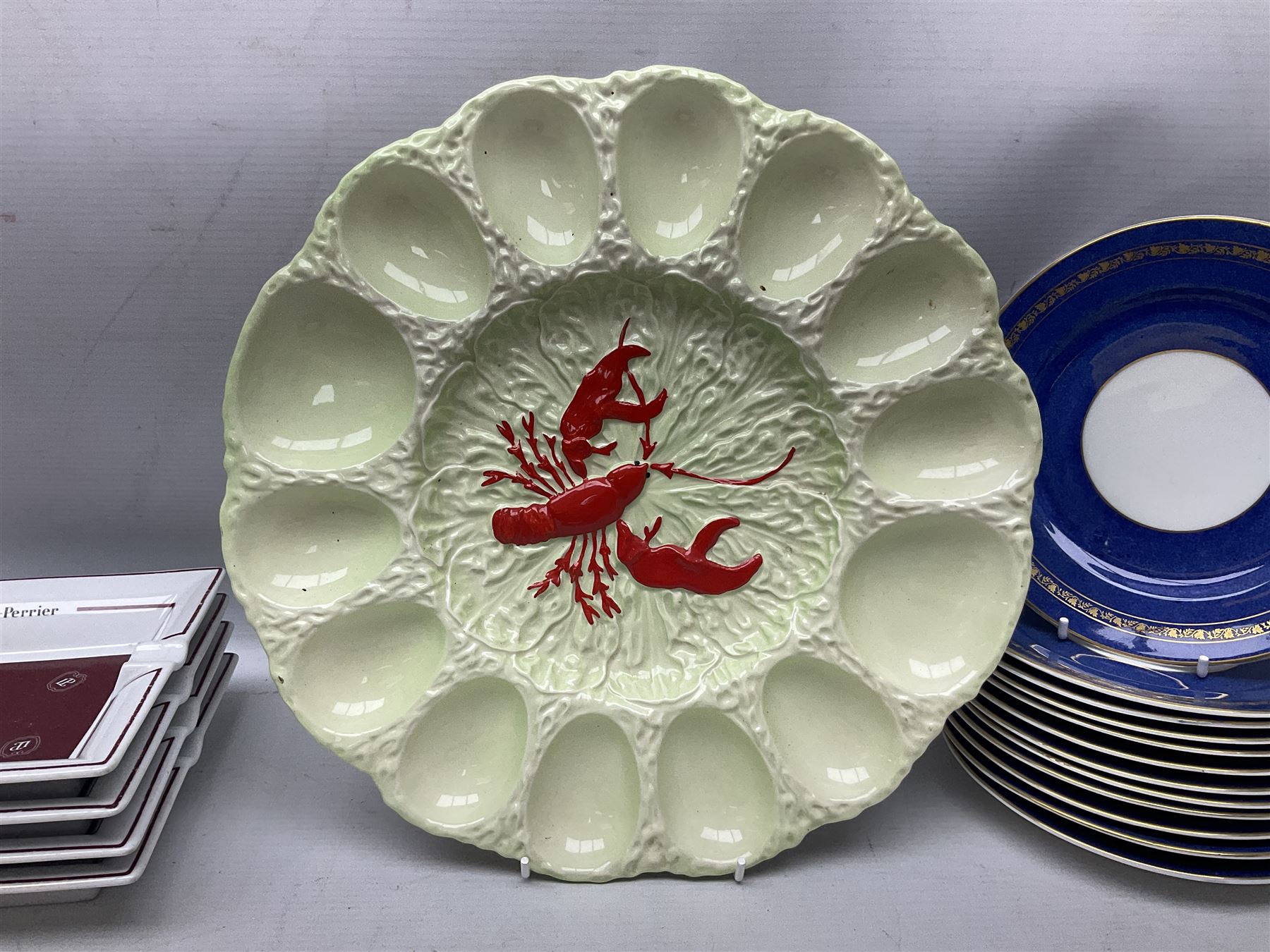 Carlton Ware lobster scallop dish and further two bowls - Image 13 of 14