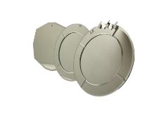 Pair circular mirrors