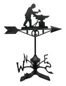 Ridge mounting weathervane with Blacksmith finial