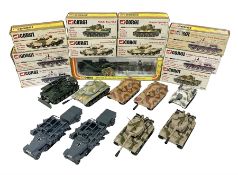 Corgi - eleven military models comprising three x 900