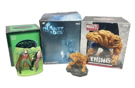 Corgi - limited edition Marvel Heroes 1:12 scale 'The Thing' hand painted metal statue; NECA Planet