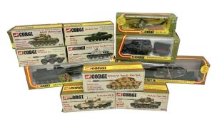 Corgi - eleven military vehicles comprising Nos. GS-10 Gift Set