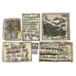 Painted metal wargame figures - over four hundred including Normans and Saxons