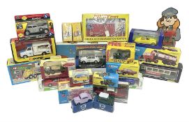 Various makers - twenty-four die-cast models including unopened Norev Lancia in tin; Oxford Broncho