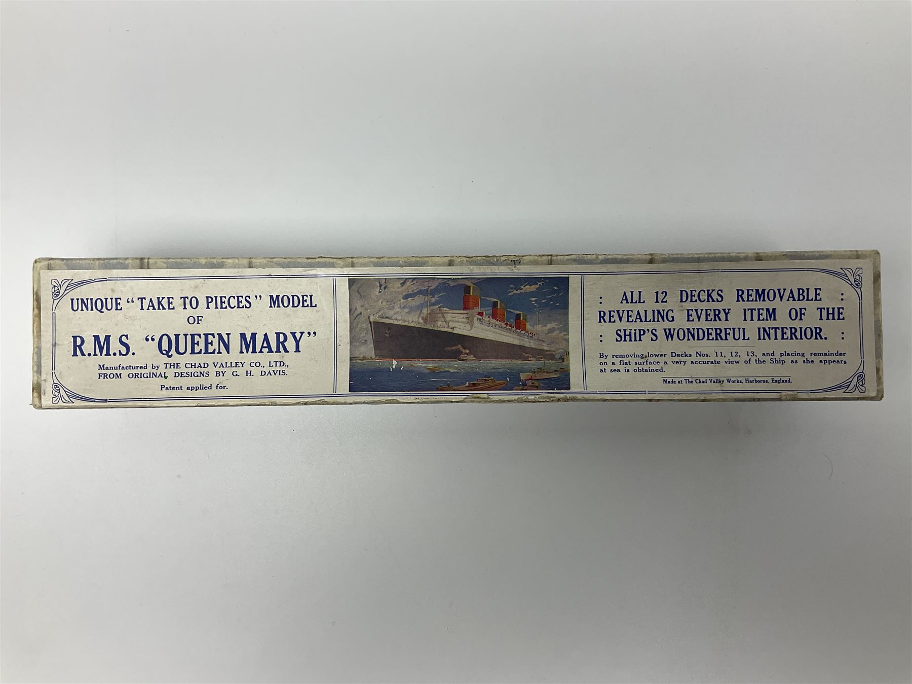 Chad Valley 'Take to Pieces' model of R.M.S. Queen Mary; made up of thirteen removable decks reveali - Image 10 of 10