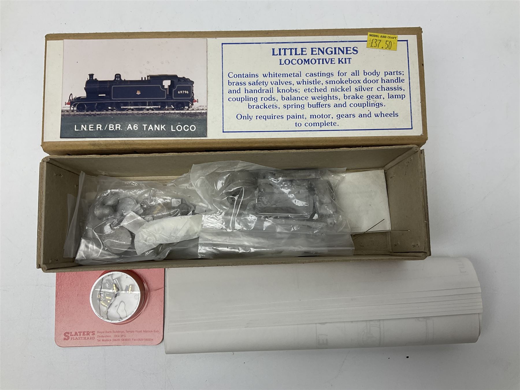 '00' gauge - four metal construction kits comprising built DJH Kit DJH K8 Class 439 0-4-4 Tank locom - Image 8 of 8