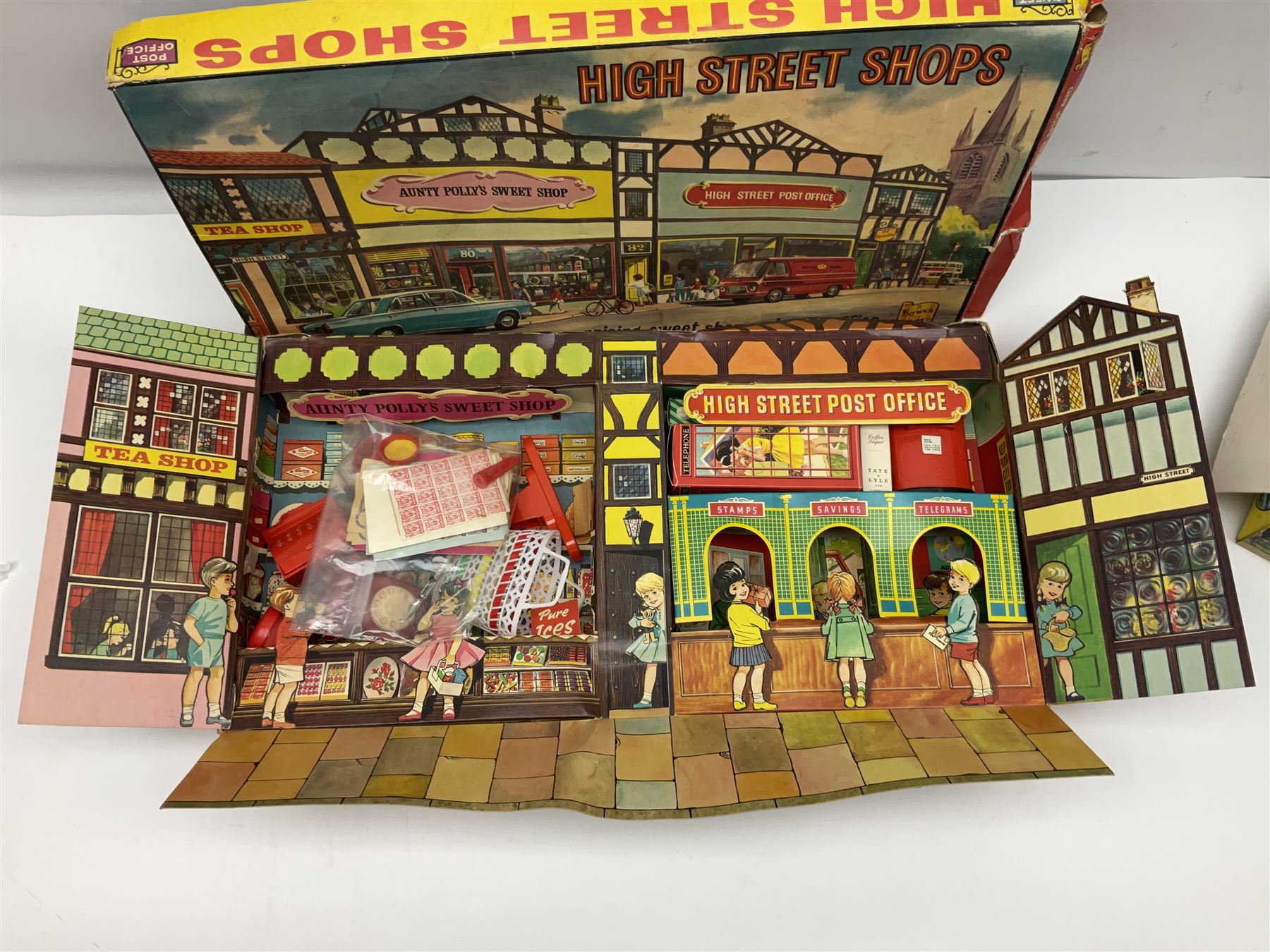 Berwick Toys High Street Shops layout with well-stocked sweet shop and post office; H.C.F. Build A F - Image 4 of 8