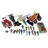 Early 90s Hasbro G.I.Joe vehicles including Storm Eagle and Cobra Earthquake