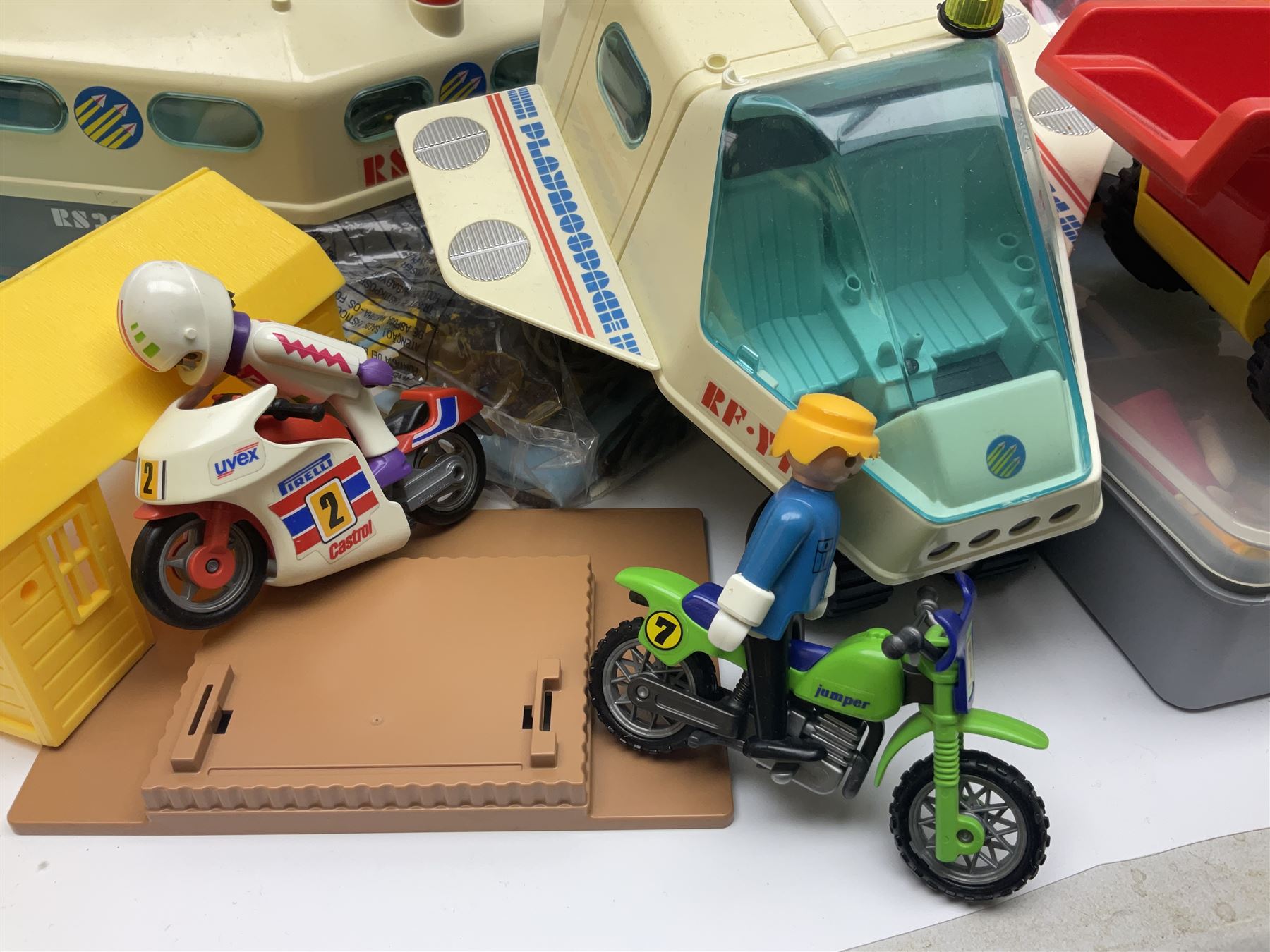 Collection of 1980s/90s Playmobil - vehicles including Fire-Engine No.21 - Image 2 of 14