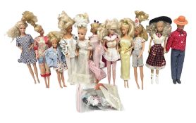 Eleven 1980s fashion dolls