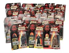 Star Wars - twenty-five 1998/1999 Star Wars Episode One figures and accessory sets by Hasbro in orig