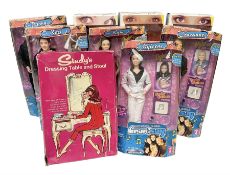 Set of five Character Options Popstars Hear'Say promotional dolls; and three Galoob Spice Girls prom