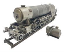 Part-built 2.5" gauge live-steam model of a Class A1/A3 4-6-2 locomotive similar to 'Flying Scotsman