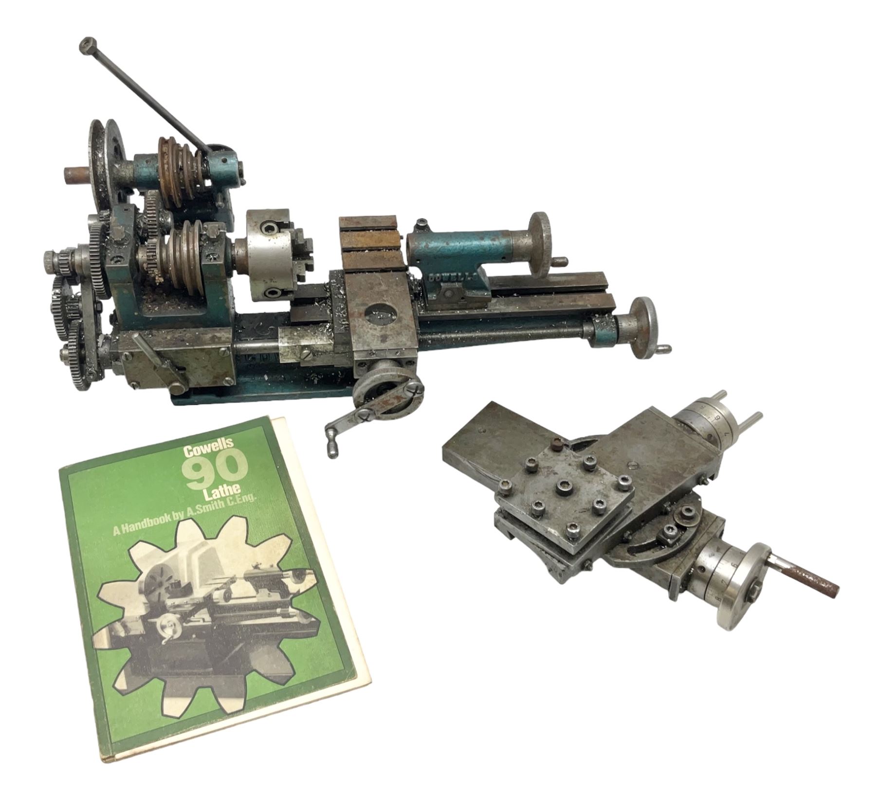 Cowells of Norwich model 90 modelmaker's lathe with handbook