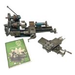 Cowells of Norwich model 90 modelmaker's lathe with handbook