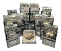 Corgi - twenty-six Showcase Collection 'Fighting Machines' for tank warfare including four-model pac