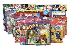 Marvel X-Men - seventeen carded action figures from various series; similar Spider-Man action figure