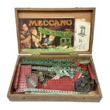 Meccano - quantity of playworn sections in red and green