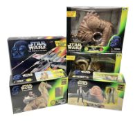 Star Wars - The Power of the Force - Electronic X-Wing Fighter; Rancor and Luke Skywalker; Bantha an