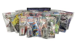 Eaglemoss DC Comics Super Hero Collection - sixteen magazines with models each as issued in unopened