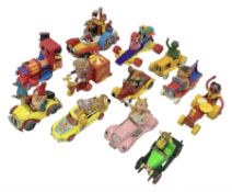 Corgi/Dinky - twelve unboxed and playworn TV/Film related die-cast models including Popeye Paddle Wa