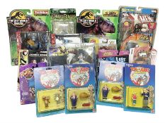 Fourteen carded action figures comprising Toy Story