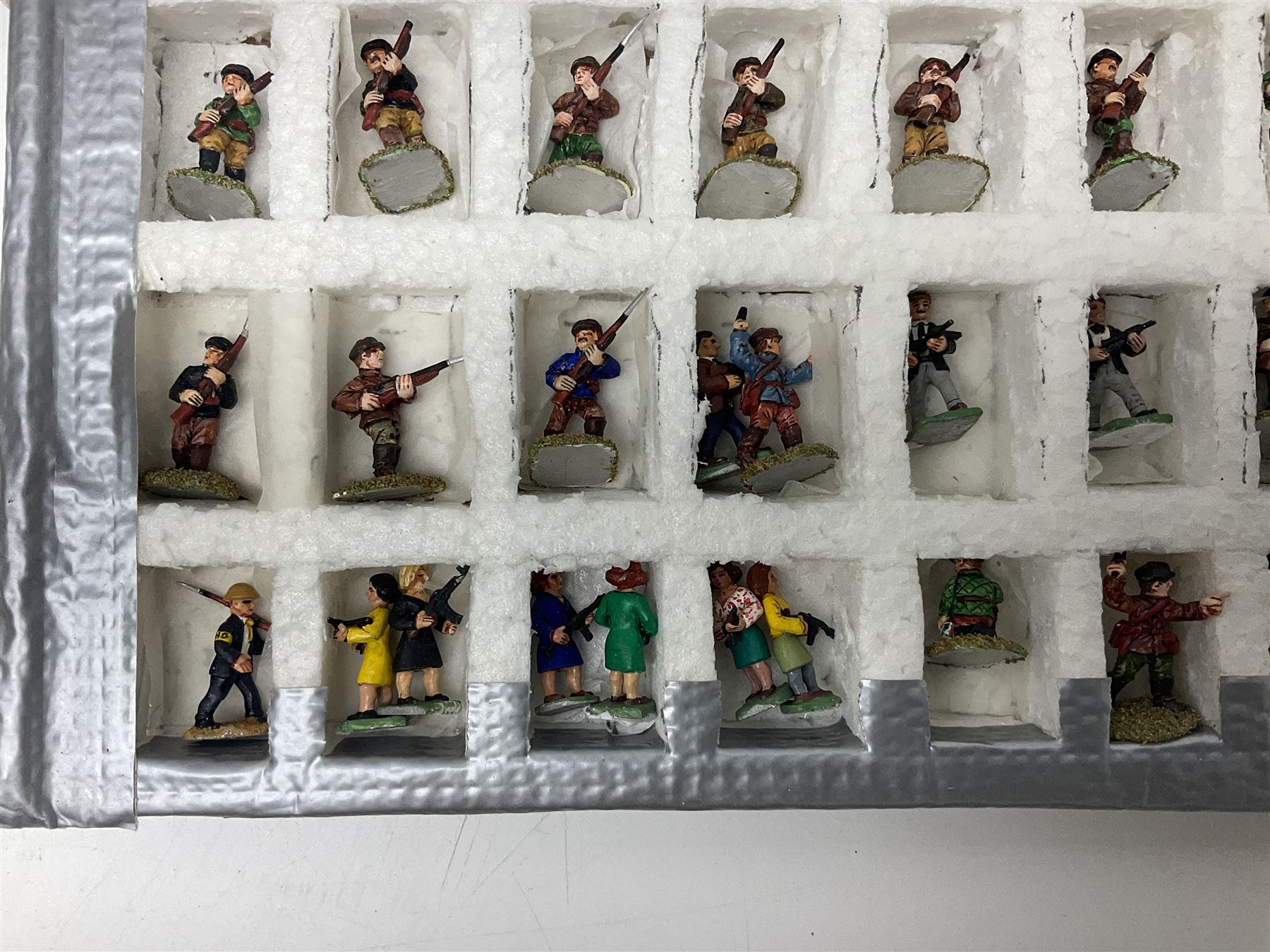 Lamming Miniatures - Bill Lammings own 1970s promotional display set of forty-four 25mm miniature Ru - Image 4 of 5