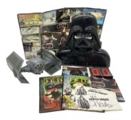 Star Wars - Darth Vader TIE-fighter; Darth Vader head and shoulder shaped figure collection box; 198