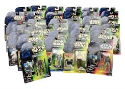 Star Wars - The Power of the Force - thirty-four carded figures; all in unopened blister packs; some