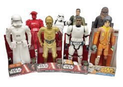 Star Wars - seven Jakks Pacific Big-Figs comprising Praetorian Guard