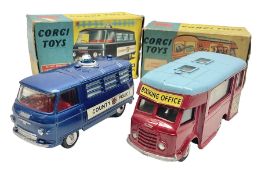 Corgi - Commer Police Van with flashing light No.464 and Chipperfield's Mobile Booking Office No.426