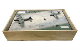 Diverse Images Aircraft Collection hand crafted English pewter model of a Stirling Airborne Assault