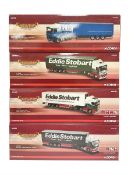 Corgi Hauliers of Renown - four limited edition 1:50 scale Eddie Stobart heavy haulage vehicles comp