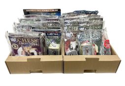 Eaglemoss DC Chess Collection - thirty=-two magazines with models each as issued in unopened plastic