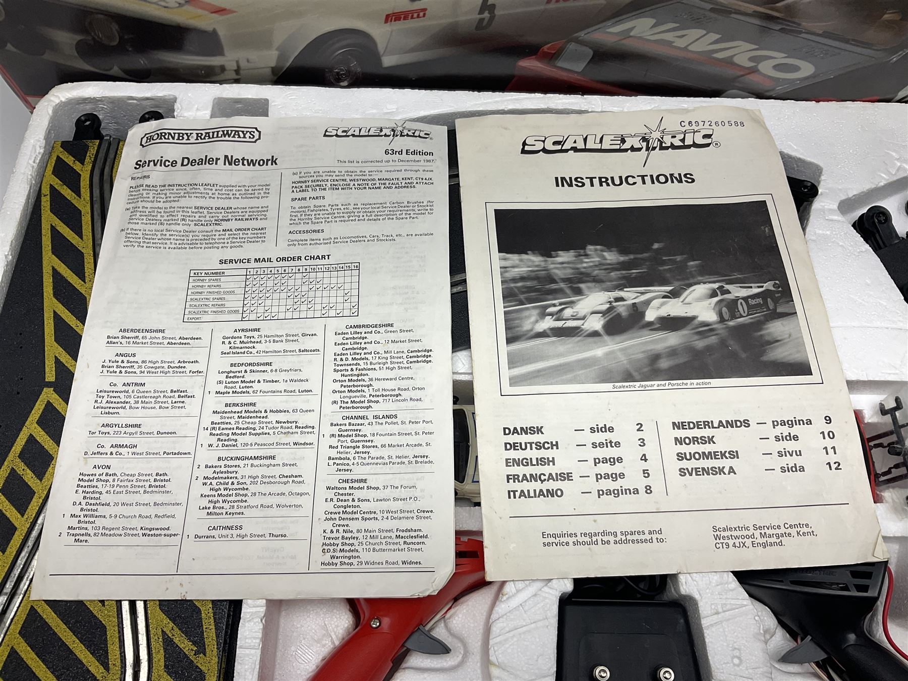 Scalextric - Rallye Internationale set with Audi Quattro and Austin Metro; boxed with instructions - Image 3 of 6