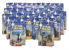 Star Wars - Attack of the Clones - thirty-two carded action figures comprising ten from Collection 1