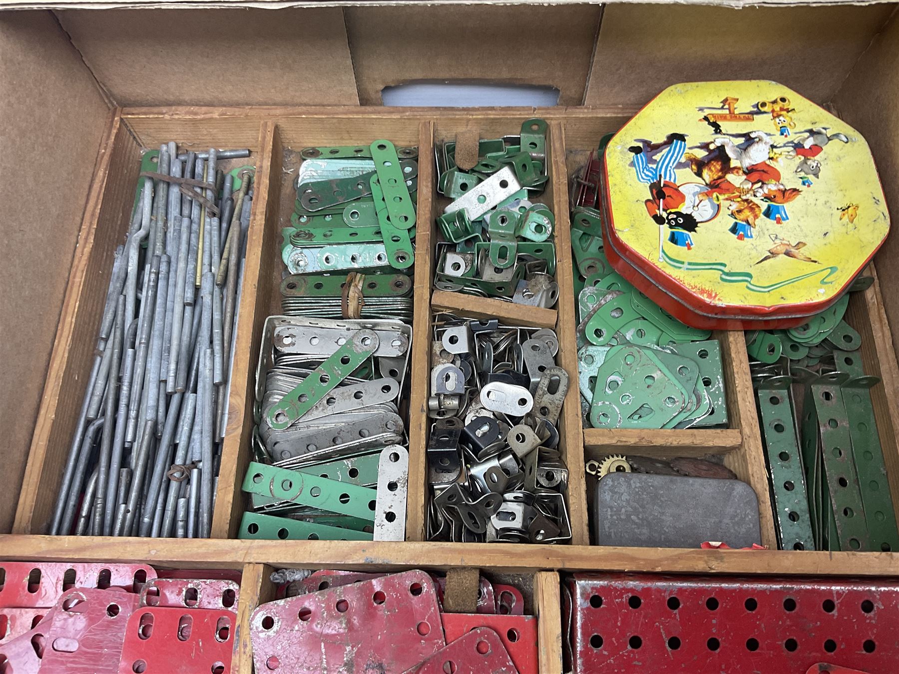 Meccano - large quantity of loose parts including various plates and strips - Image 2 of 11