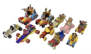 Corgi - ten unboxed and playworn TV/Film related die-cast models including three Popeye Paddle Wagon