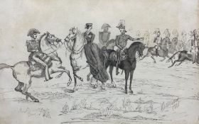 Dunsmore ?? (19th century): Queen Victoria and the Horse Guards