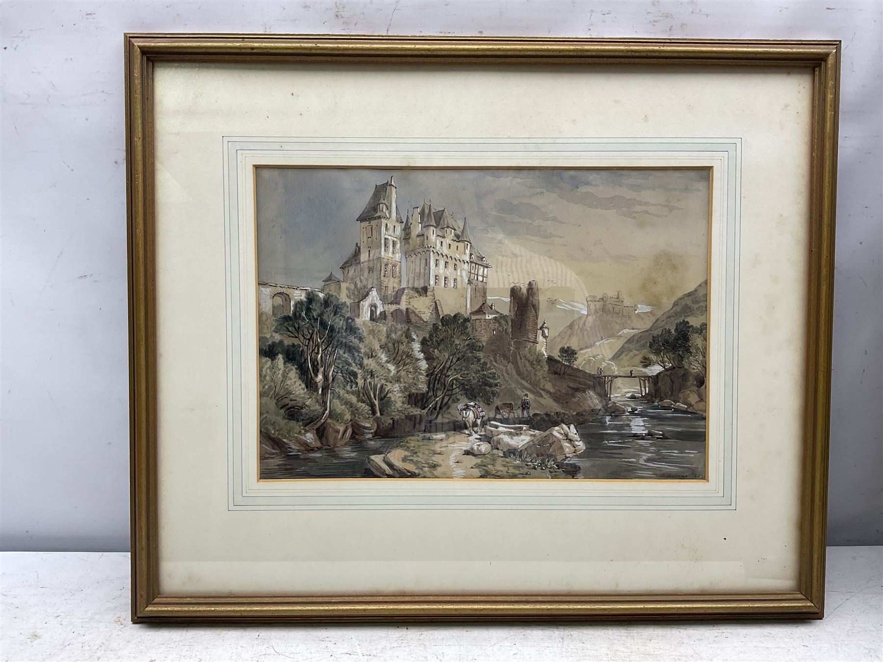 Christopher Horner (British 19th century): Eltz Castle - Germany - Image 2 of 4